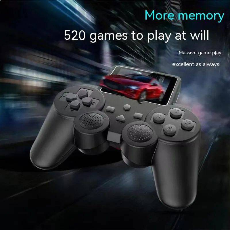 Manette rétro avec écran 520 jeux S10