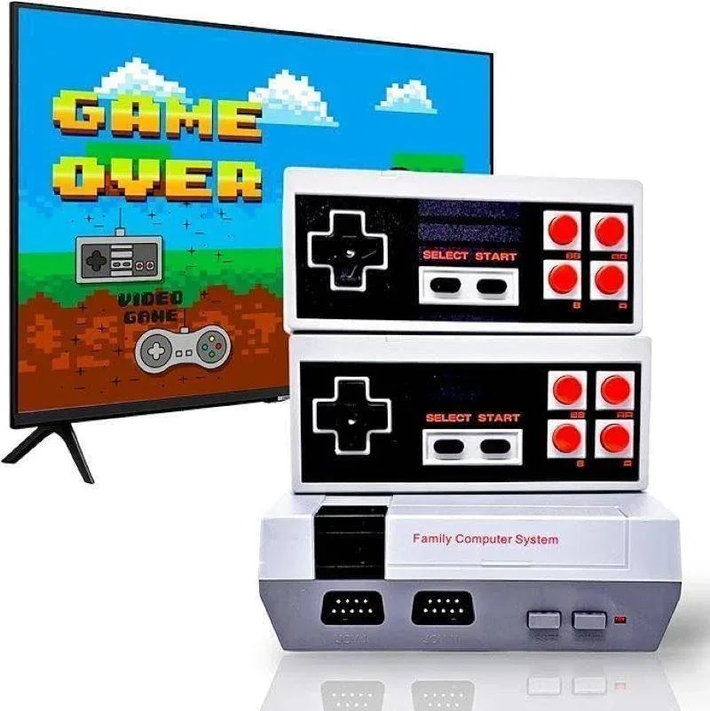 Retro 620 Games — Retroconsole in NES-stijl met 620 klassieke games ingebouwd. 2