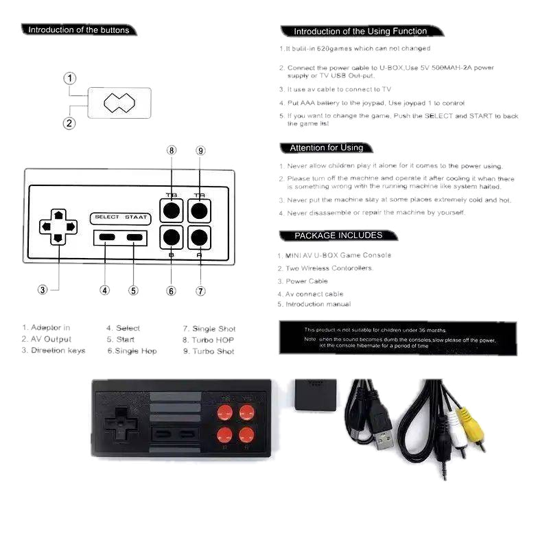 Rétro 620 Sans Fil vue 3